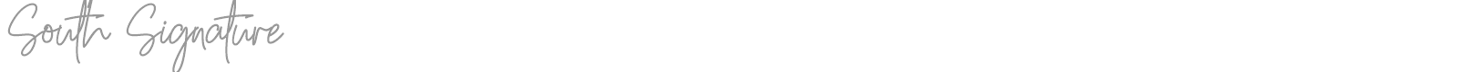 South Signature font preview
